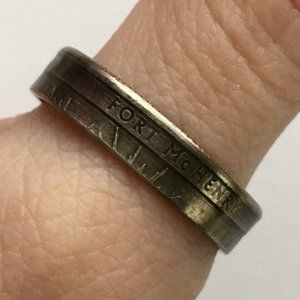 2013 Maryland Fort McHenry State Quarter Coin Ring